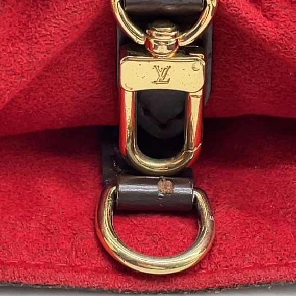 SALE! Authentic Louis Vuitton Damier Ebene Hampstead PM Tote Bag W DB/Paper Bag - Picture 9 of 16